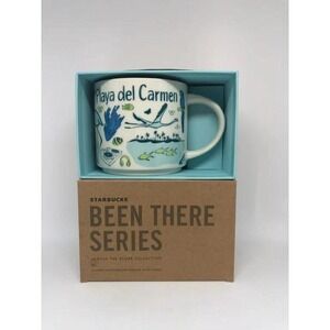 Starbucks Mexico Been There Series Collectible Ceramic Mug Playa Del Carmen 14oz